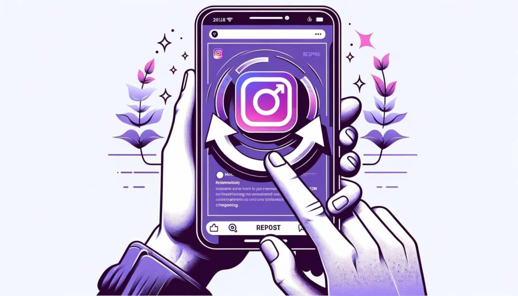 how to repost instagram post
